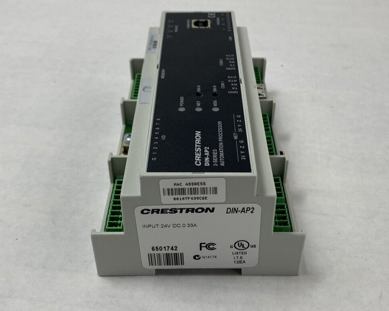 Crestron DIN-AP2 2-Series Automation Processor Untested No AC Adapter