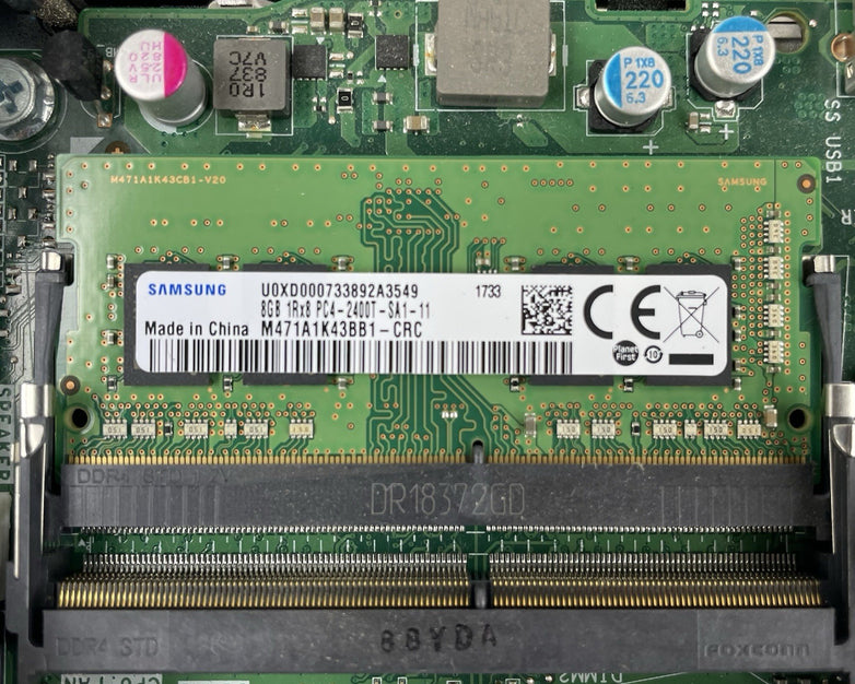 Dell Optiplex 3060 Micro i3-8100T 3.10 GHz 8 GB RAM W/AC No SSD/OS