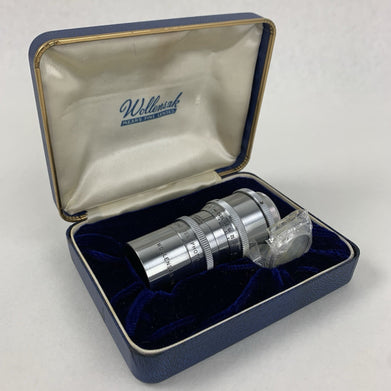 Wollensak Raptar 3" f/4 Cine Telephoto C Mount Lens w/ Protective Case