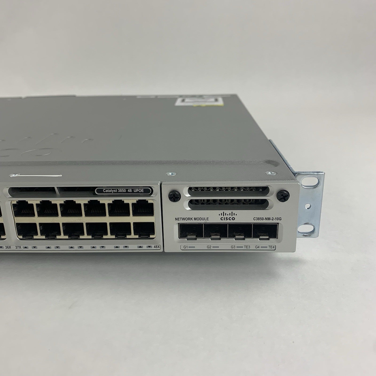 Cisco Catalyst WS-C3850-48U-S V06 48 Port Switch Tested w/C3850-NM-2-10G 2x PSUs4