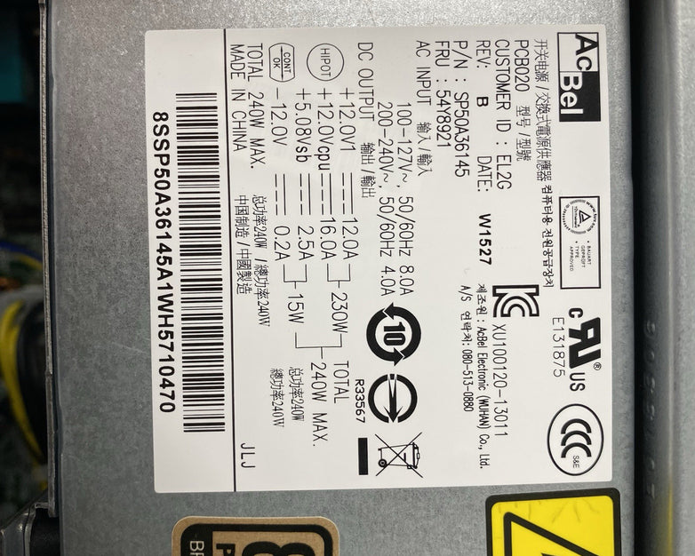 Lenovo ThinkCentre M93p SFF Intel Core i5-4570 3.2GHz 8GB RAM No HDD No OS