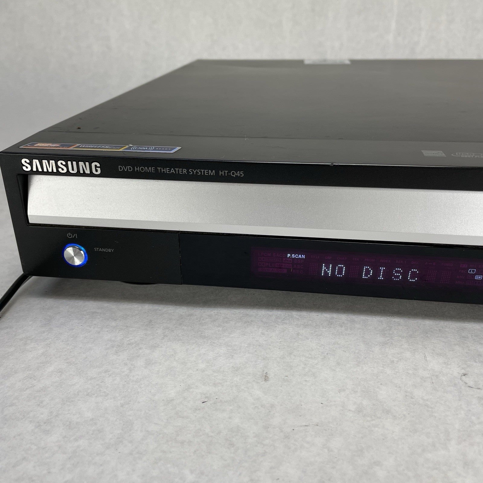 Samsung HT-Q45 5 Disk 5.1Ch DVD/CD Home Theater Receiver Power Tested