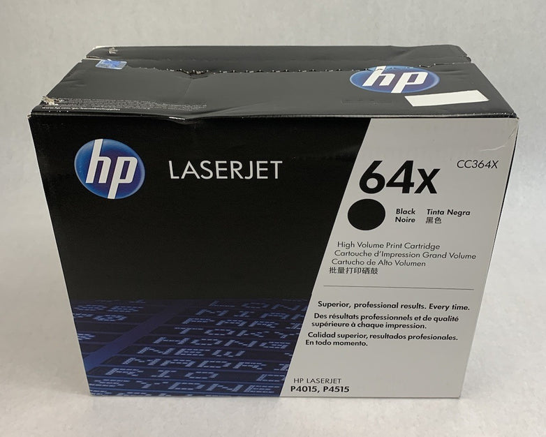 HP LaserJet 64x CC364X Black High Volume Print Cartridge Exp. May 2022