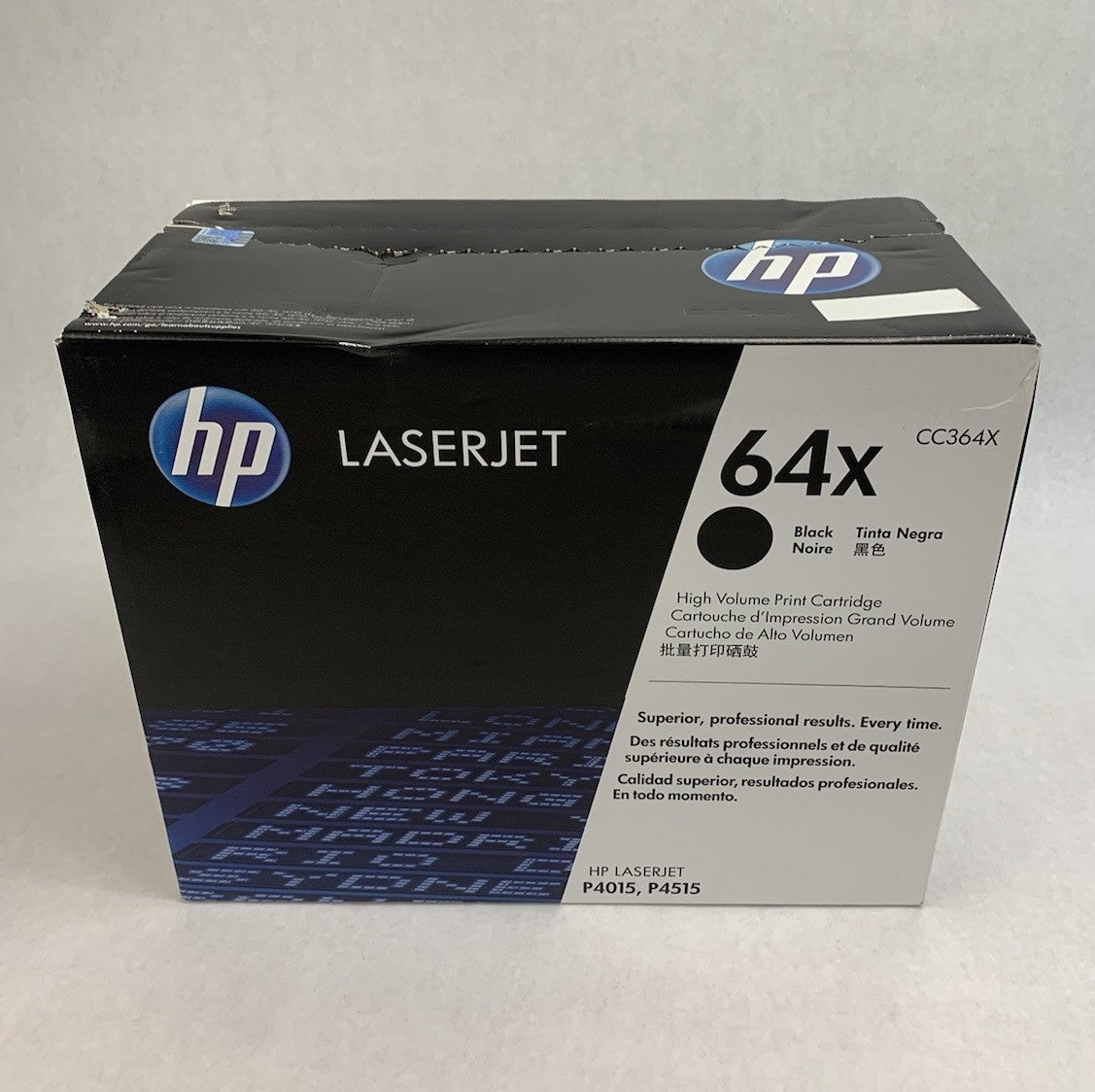 HP LaserJet 64x CC364X Black High Volume Print Cartridge Exp. May 2022