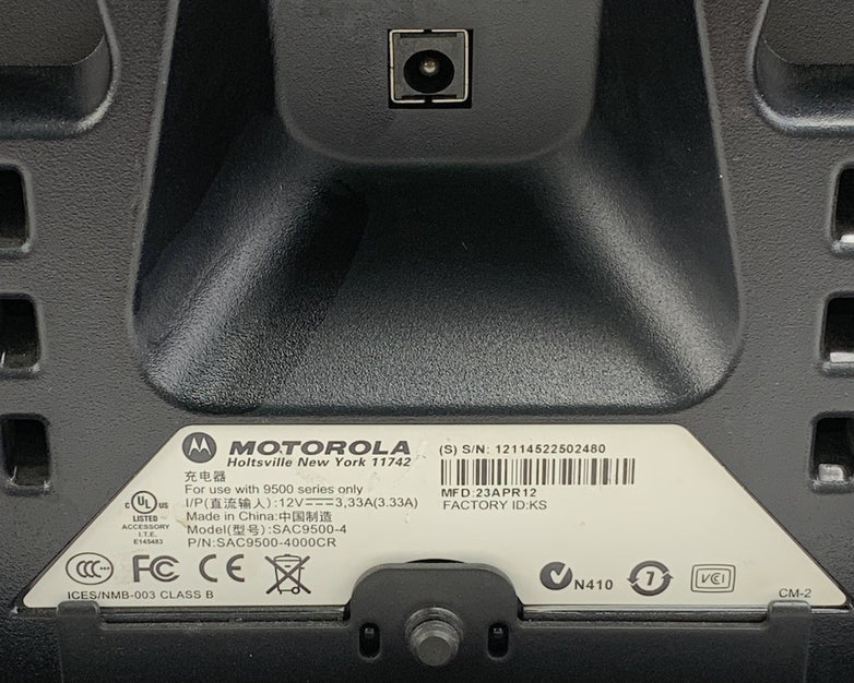 Motorola SAC9500-4 9500 Series 4-Slot Charging Cradle