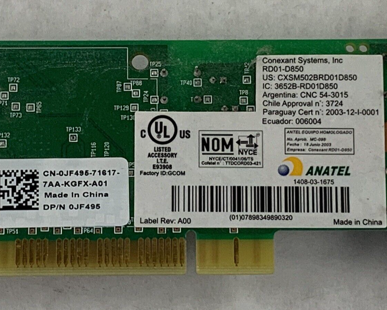 Dell JF495 Dimension Desktop Computer Modem RD01-D850