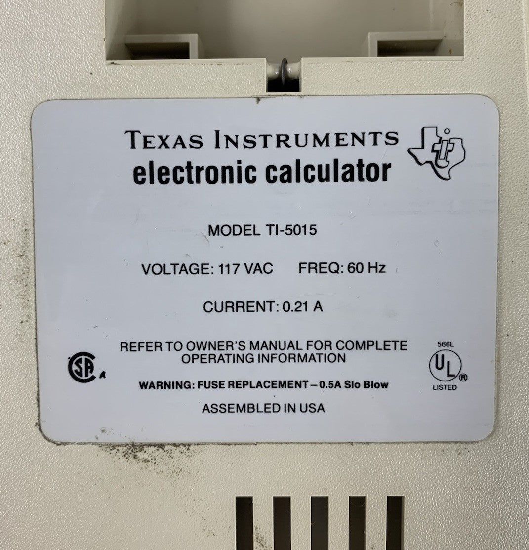 Texas Instruments TI-5015 Wired Printing Calculator8