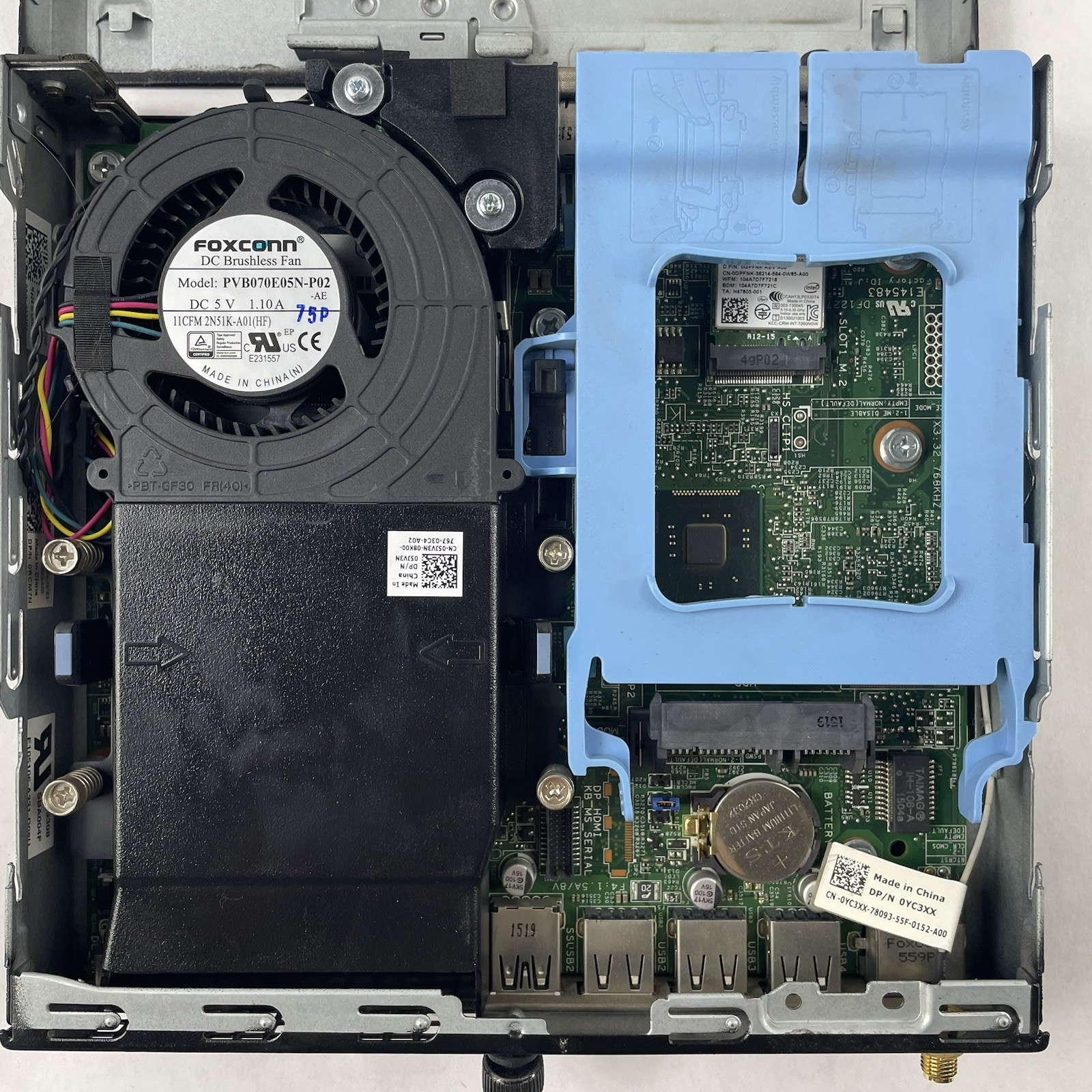 Dell Optiplex 3020M Micro i3-4160T 3.10 GHz 4 GB RAM No SSD/OS/AC12
