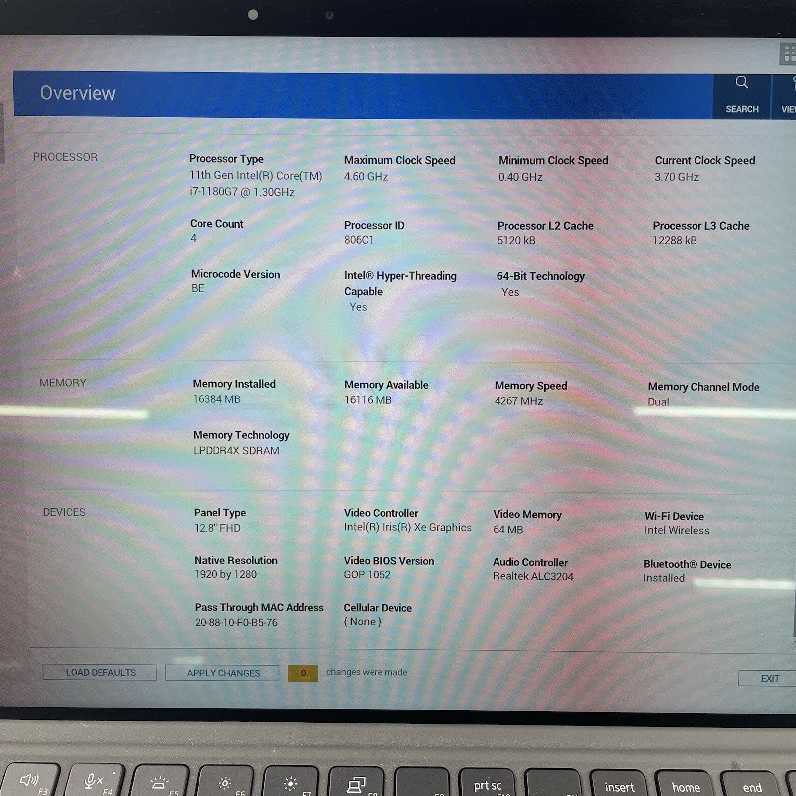 Dell Latitude 7320 Detach 12.8" i7-1180G7 1.30GHz 16GB RAM No SSD/OS/AC - READ2