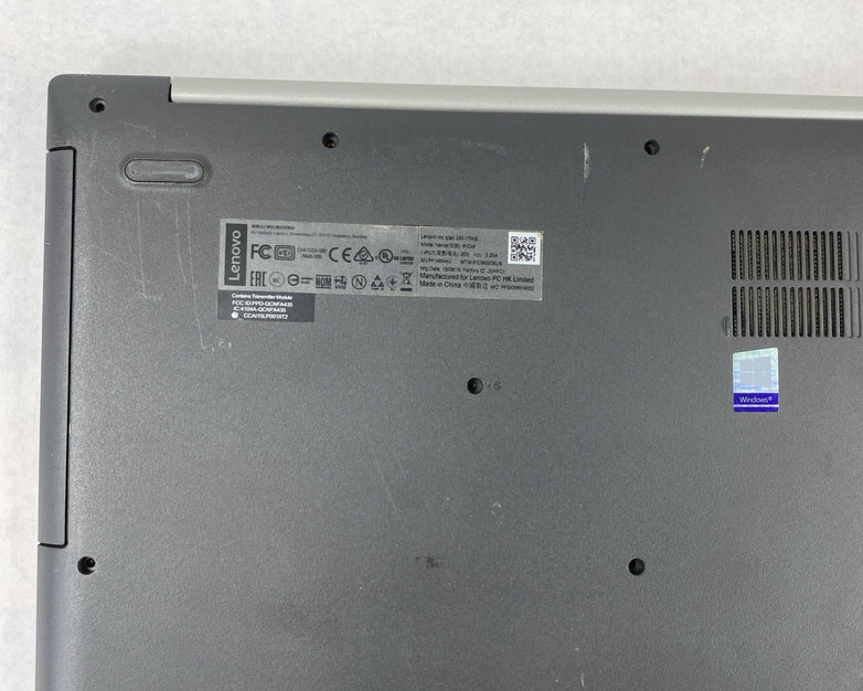 Lenovo IdeaPad 330-17IKB Core i7-8550U 1.80 GHz 16 GB RAM 17.3" No HDD No OS
