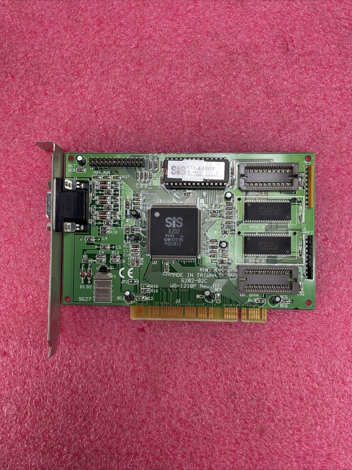 SIS 6202 PCI Graphics Card 1MB RAM
