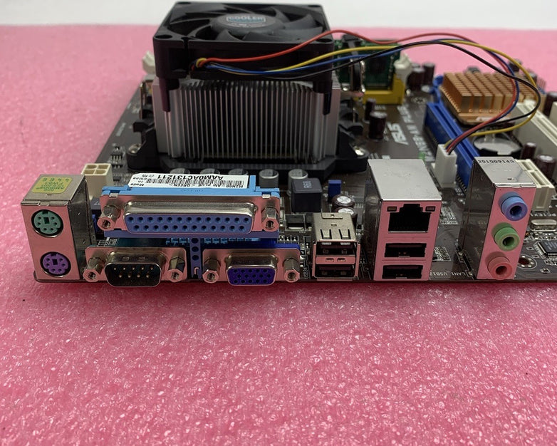 Asus M2N68-AM Motherboard AMD Phenom 9750 2.4GHz 4GB RAM w/ Shield