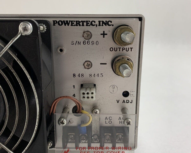 PowerTec DC Power Supply 115-230V 50-60 Hz 1500 VDC 9N5-120-17D Untested