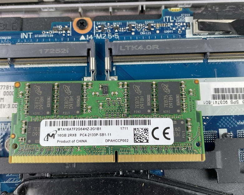 HP EliteBook 840 G3 14" i5-6300U 2.40 GHz 16 GB RAM No SSD/OS/AC/Batt