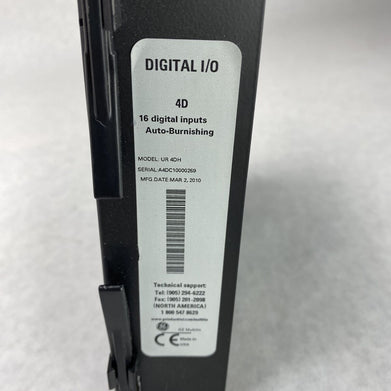 GE Multilin 12A0-0006-C6 Sensitive Ground Digital I/O 4D General Electric UR4DH