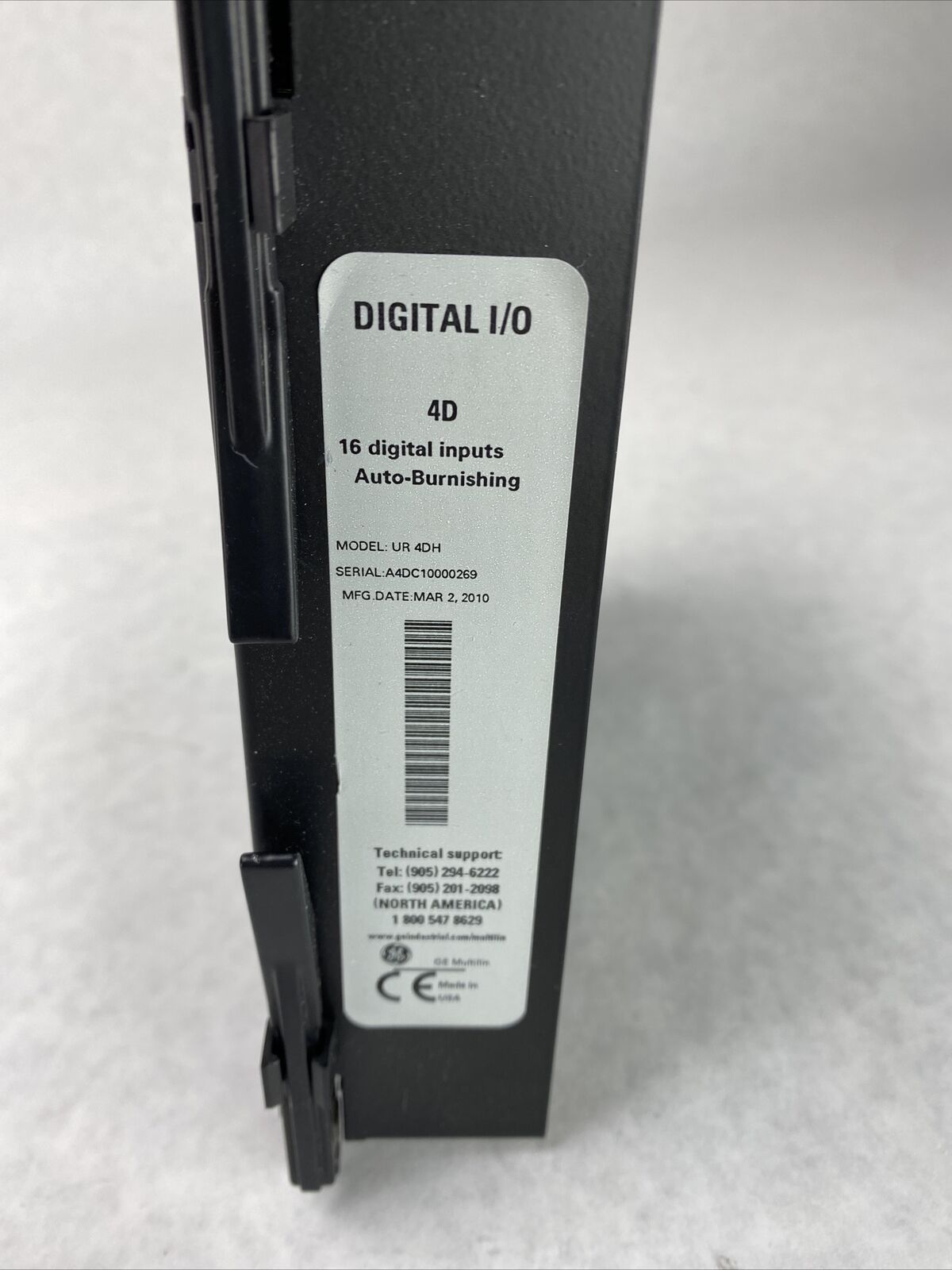 GE Multilin 12A0-0006-C6 Sensitive Ground Digital I/O 4D General Electric UR4DH