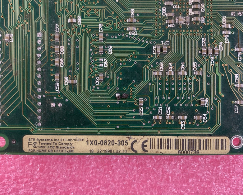 Vintage STB Systems 1X0-0620-305 Velocity 128 AGP Video Graphics Card - Untested