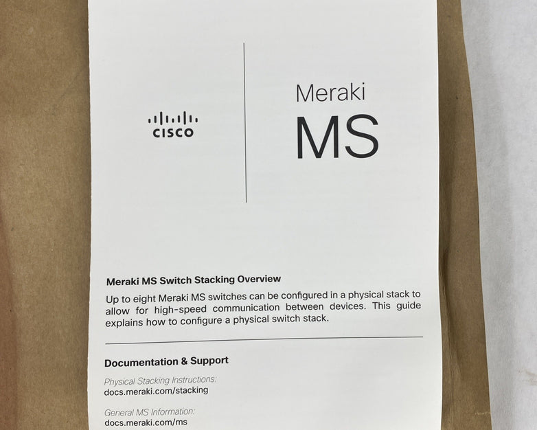Cisco Meraki Stacking Cable MA-CBL-40G-1M Open Box