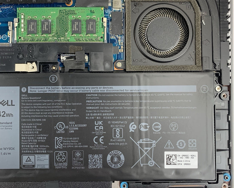 Dell Latitude 5420 14" Laptop i7-1165G7 2.8 GHz 8 GB Ram No OS/SSD/AC No S Key