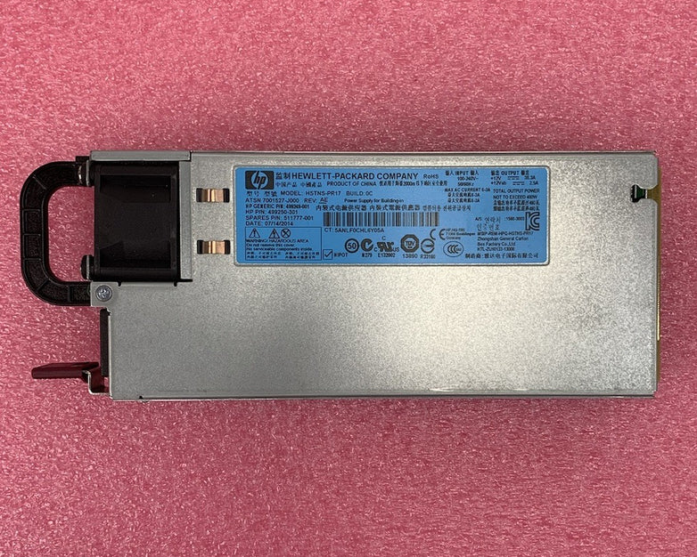 HP HSTNS-PR17 460W Power Supply (Lot of 2)