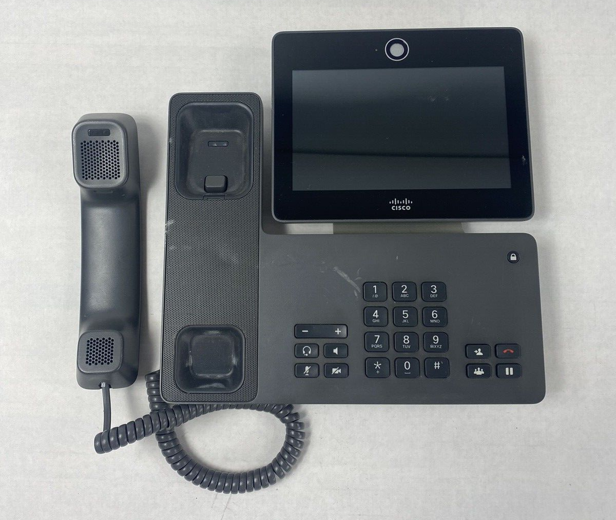 Cisco DX650 IP Phone CP-DX650-K9 VoIP SIP Phone No AC Adapter Reset Tested