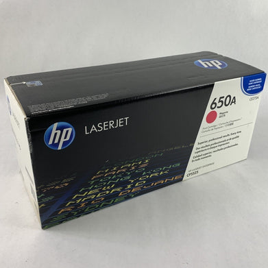 HP LaserJet 650A CE273A Magenta Toner Cartridge Exp: Aug 2014