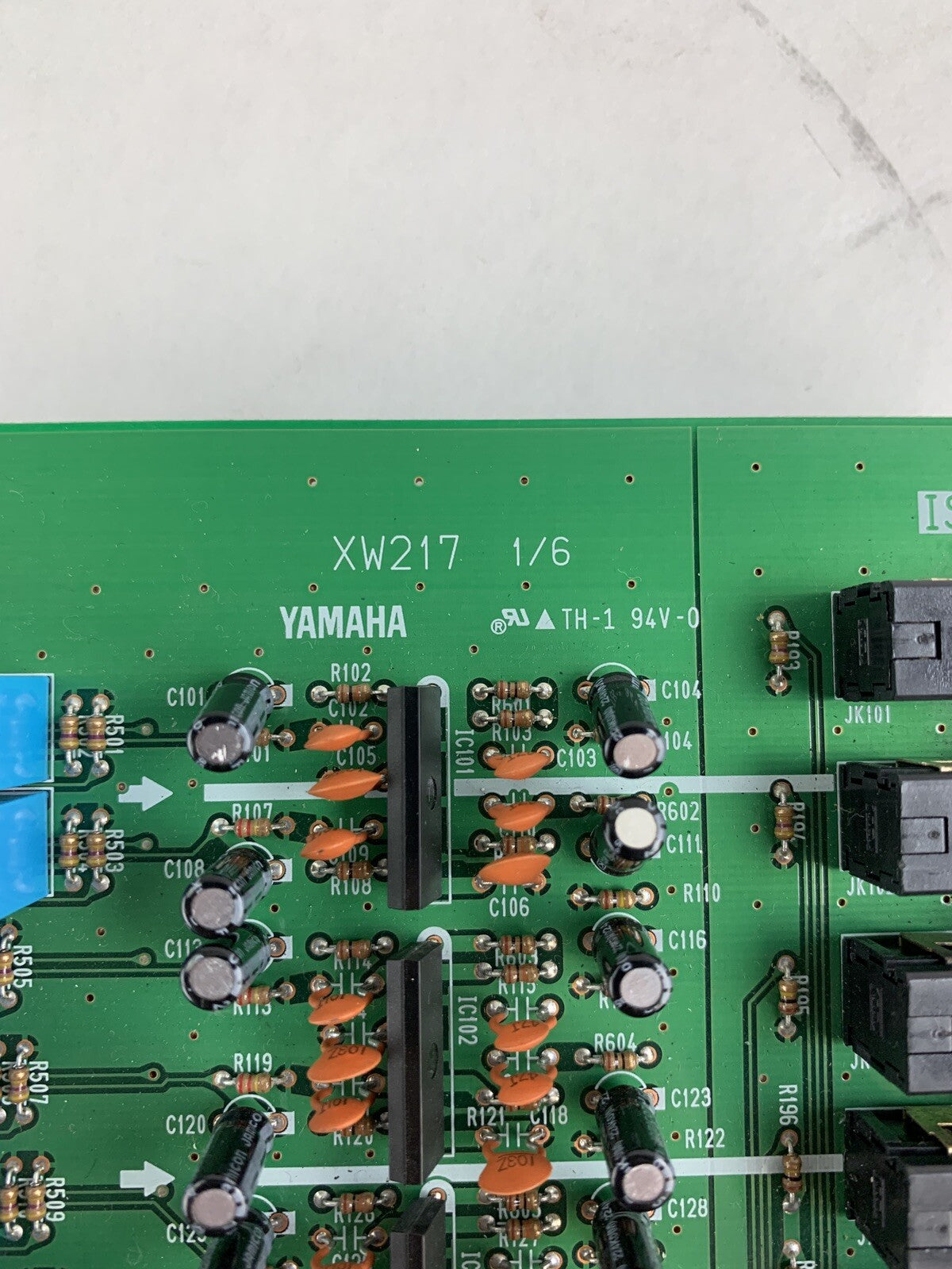 Yamaha M2500 XW217 Mixing Console Back Panel Input/Output Jacks And Sub Board7