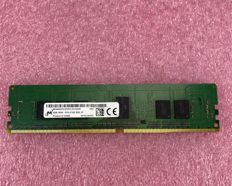 Micron 4GB PC4 DDR4 Server Memory Ram MTA9ASF51272PZ-2G1A2HK - Lot of 2