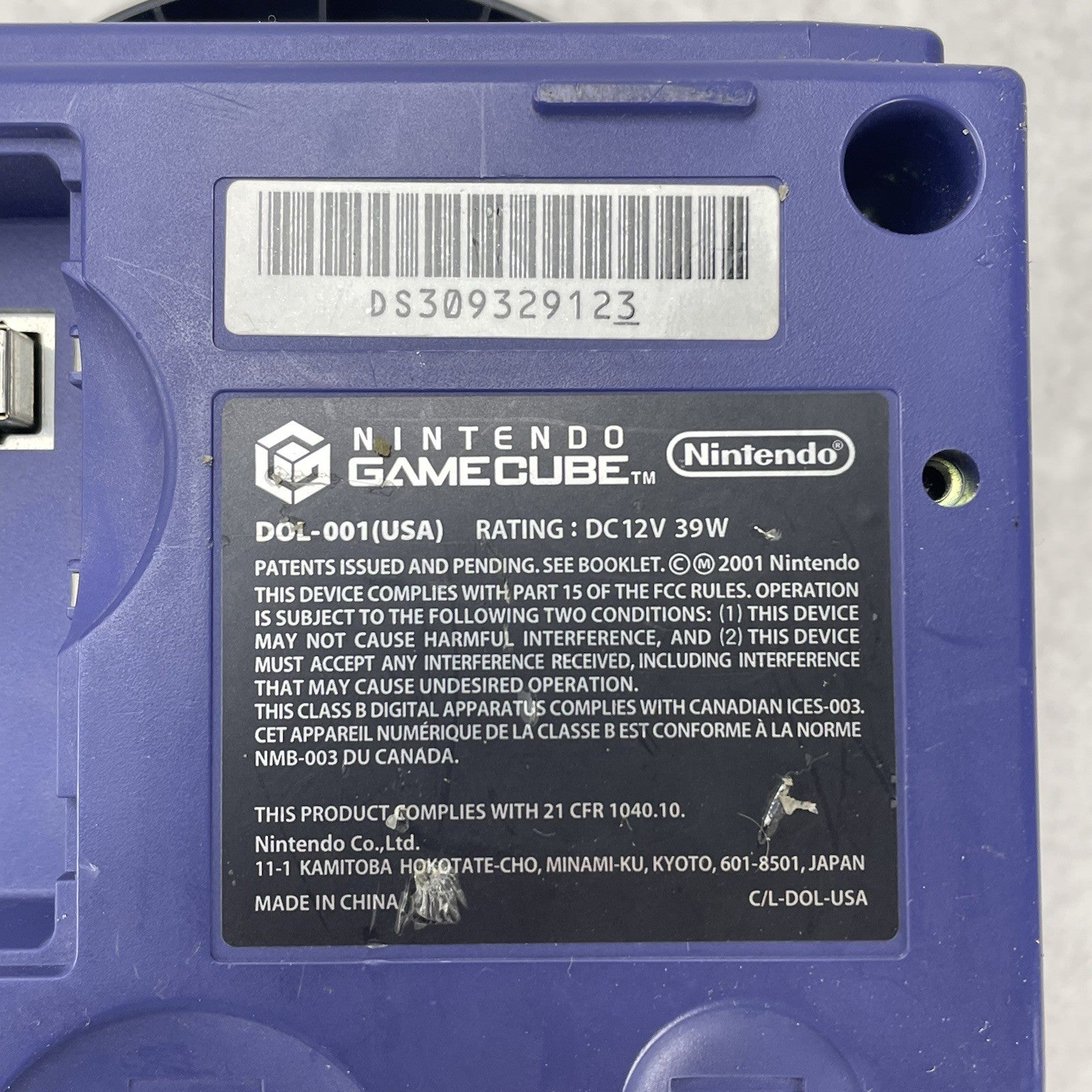 Nintendo DOL-001  GameCube Console Only Tested For Parts8