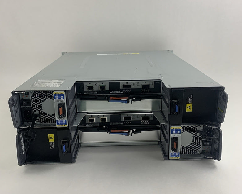 NetApp DS4243 NAJ‑0801 4U 24‑Bay Disk Shelf Chassis 2x IOM3 2x PSUs No HDDs