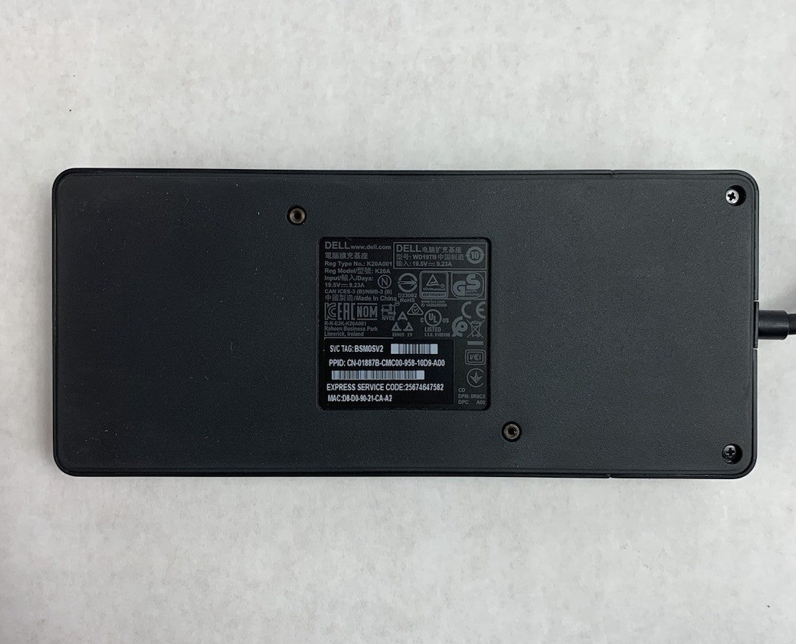 Dell WD19TB Thunderbolt USB-C Docking Station - No AC Adapter10