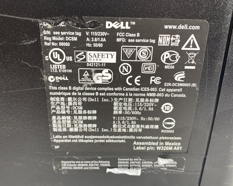 Dell OptiPlex 360 MT Intel Celeron E1400 2.00GHz 2GB RAM No HDD No OS