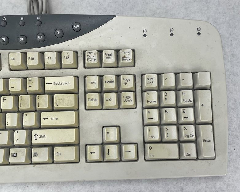 Gateway Keyboard RT3602 Vintage Wired Tested