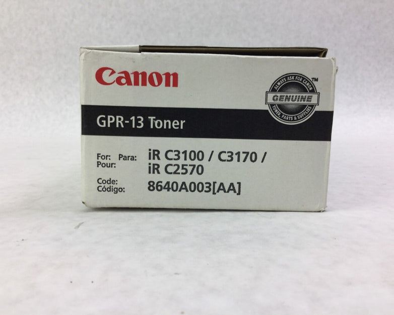 Genuine Canon GPR-13 Black Toner 8640A003  NIB