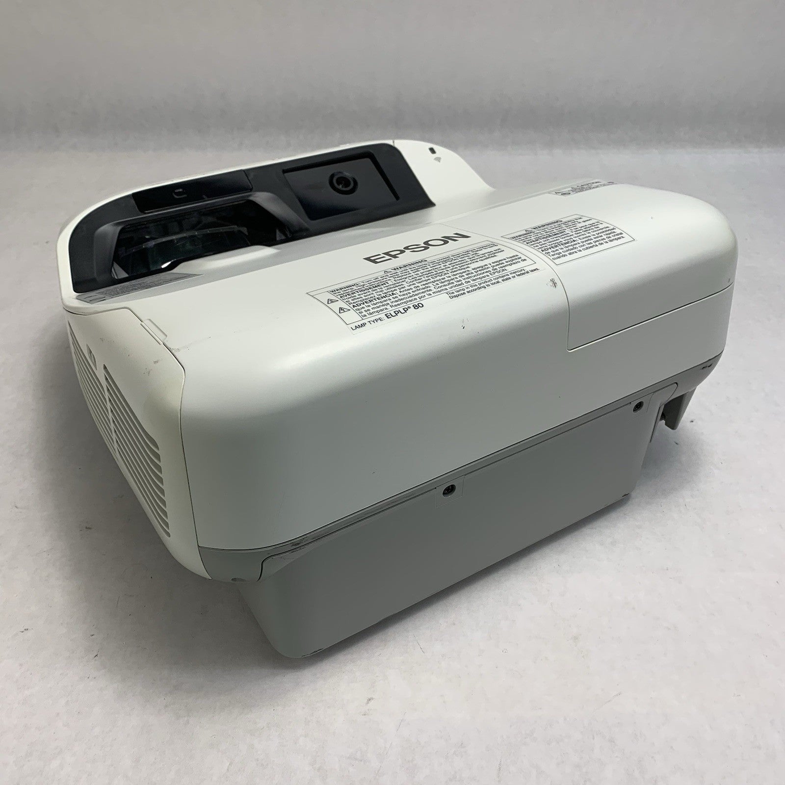 Epson H599A BrightLink 595Wi LCD Lamp Projector 2750 Lamp Hours - No Remote0