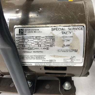 Gelman Instrument Co. Little Giant 13154 Pressure Vacuum Pump Emerson SA55NX