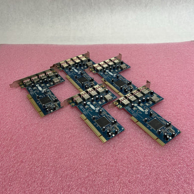 Lot of 5 Belkin F5U220-NN PCI 4x External USB 1x Internal USB