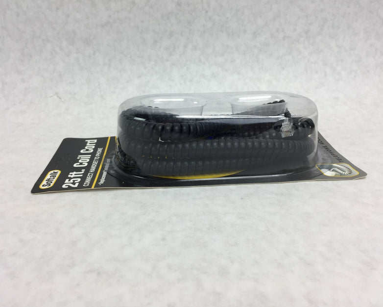 Soft Talk 25' Replacement Handset Coil Cord Black 42261