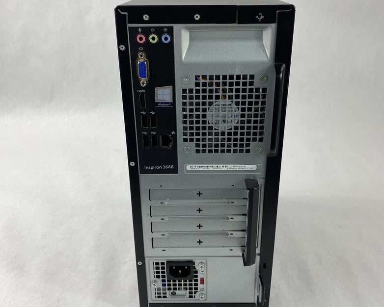 Dell Inspiron 3668 DT Intel Core i5-7400 3GHz 8GB RAM No HDD No OS