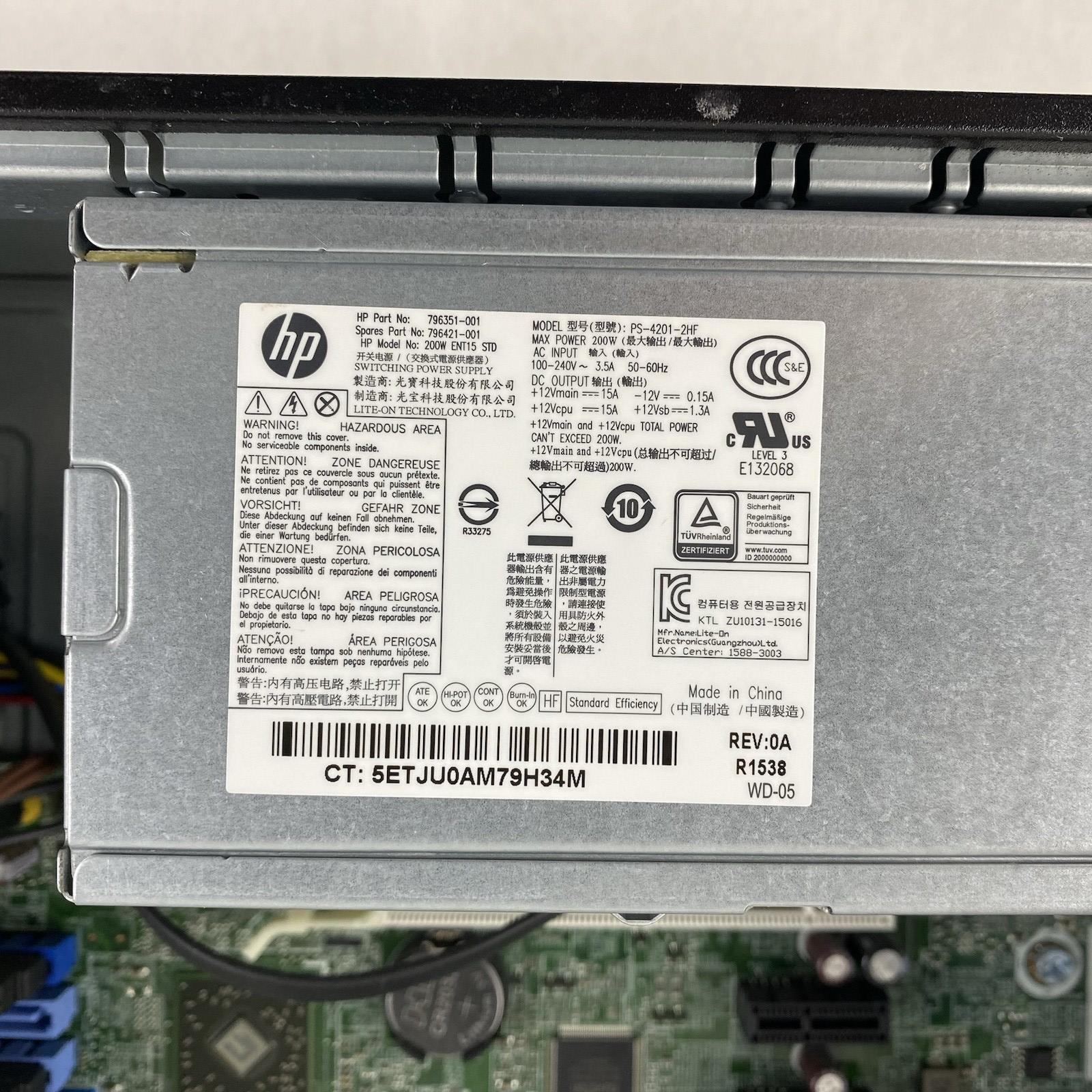 HP EliteDesk 705 G2 SFF AMD Pro A4-8350B 3.50GHz 8GB RAM No HDD No OS