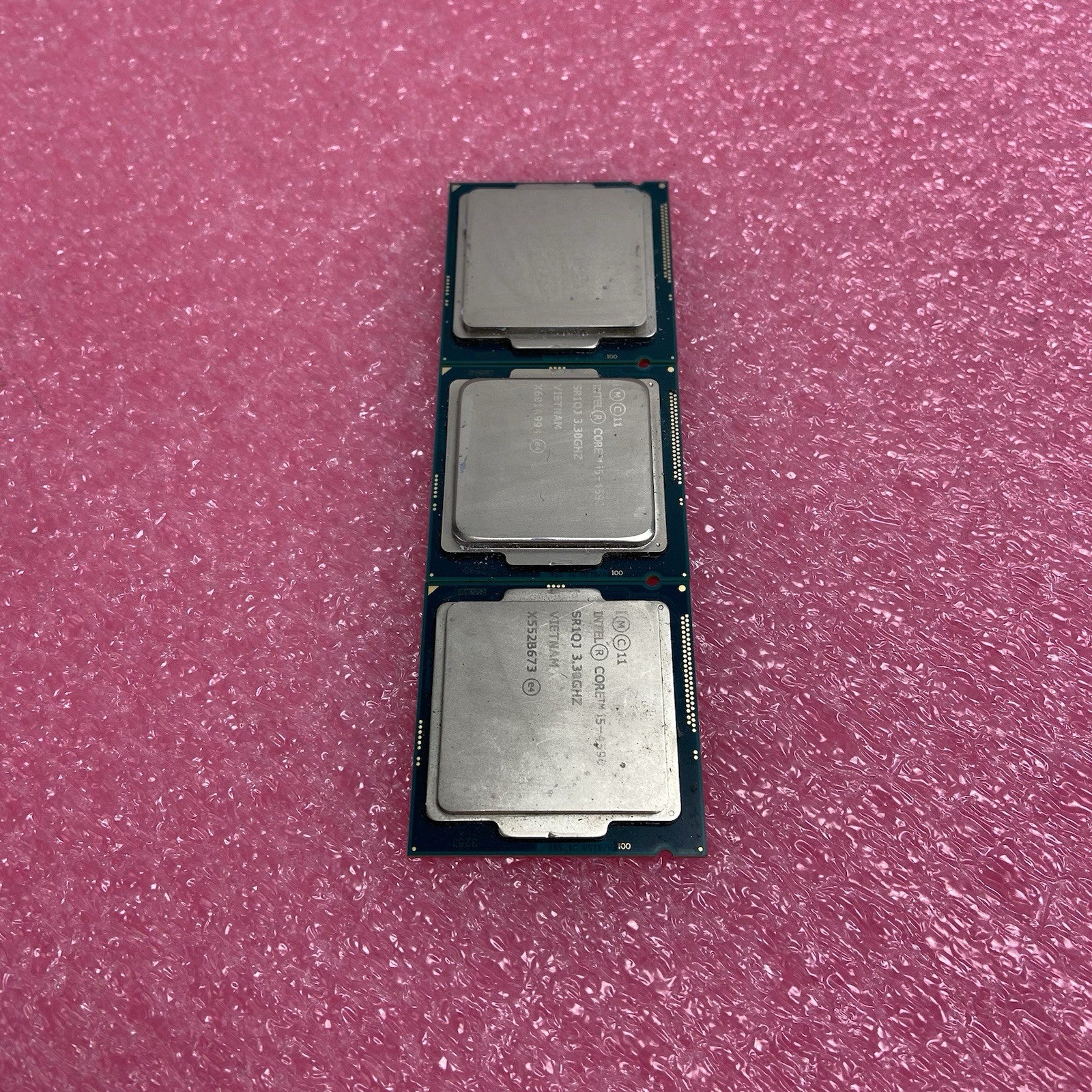 Lot of 3 Intel Core i5-4590 SR1QJ 3.3GHz Desktop CPU2