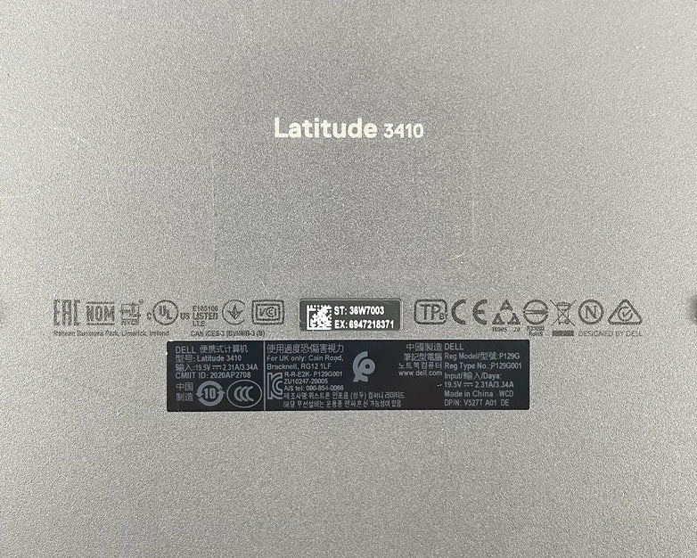 Dell Latitude 3510 14" i5-10210U 1.60 GHz 8 GB RAM No SSD/OS/AC/Batt