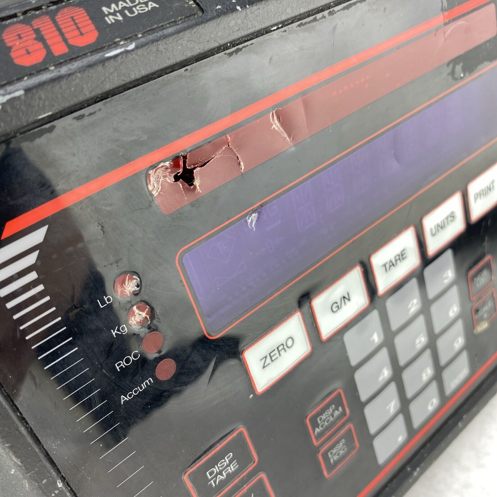 Rice Lake Weighing System IQ+810-3A For PARTS or REPAIR See Photos