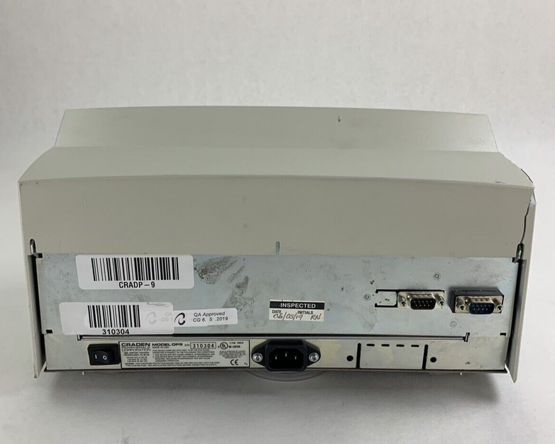 Craden Peripherals DP9 Passbook/Transcation Printer No Ribbon Bad Carriage Parts