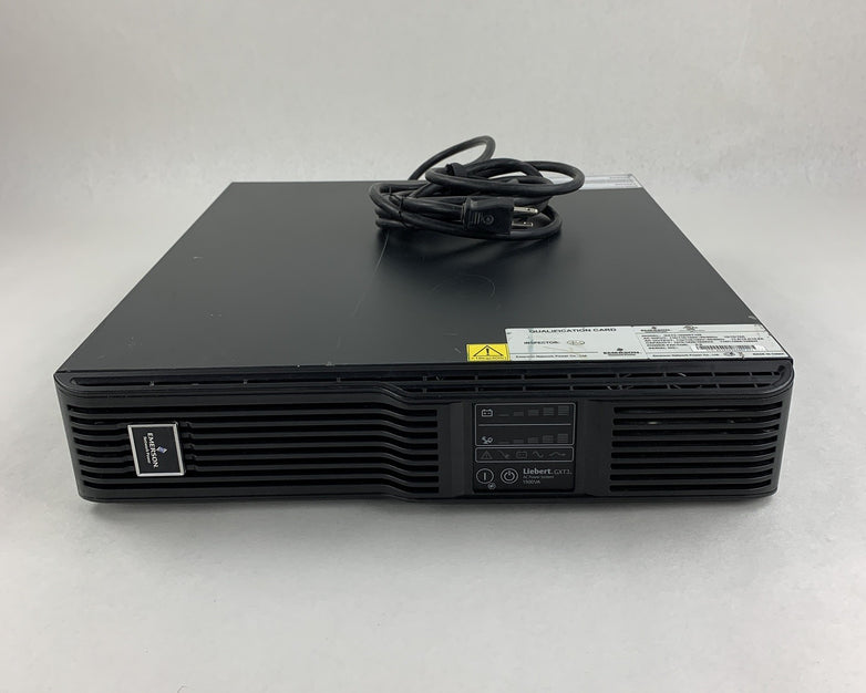 Liebert Emerson GXT3-1500RT120 UPS System Tested No Batteries No Caddy