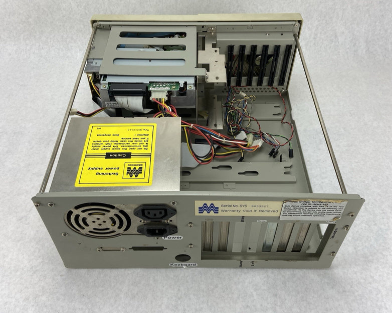 Vintage AT Desktop Computer Case Magironic 200W AT Power Supply