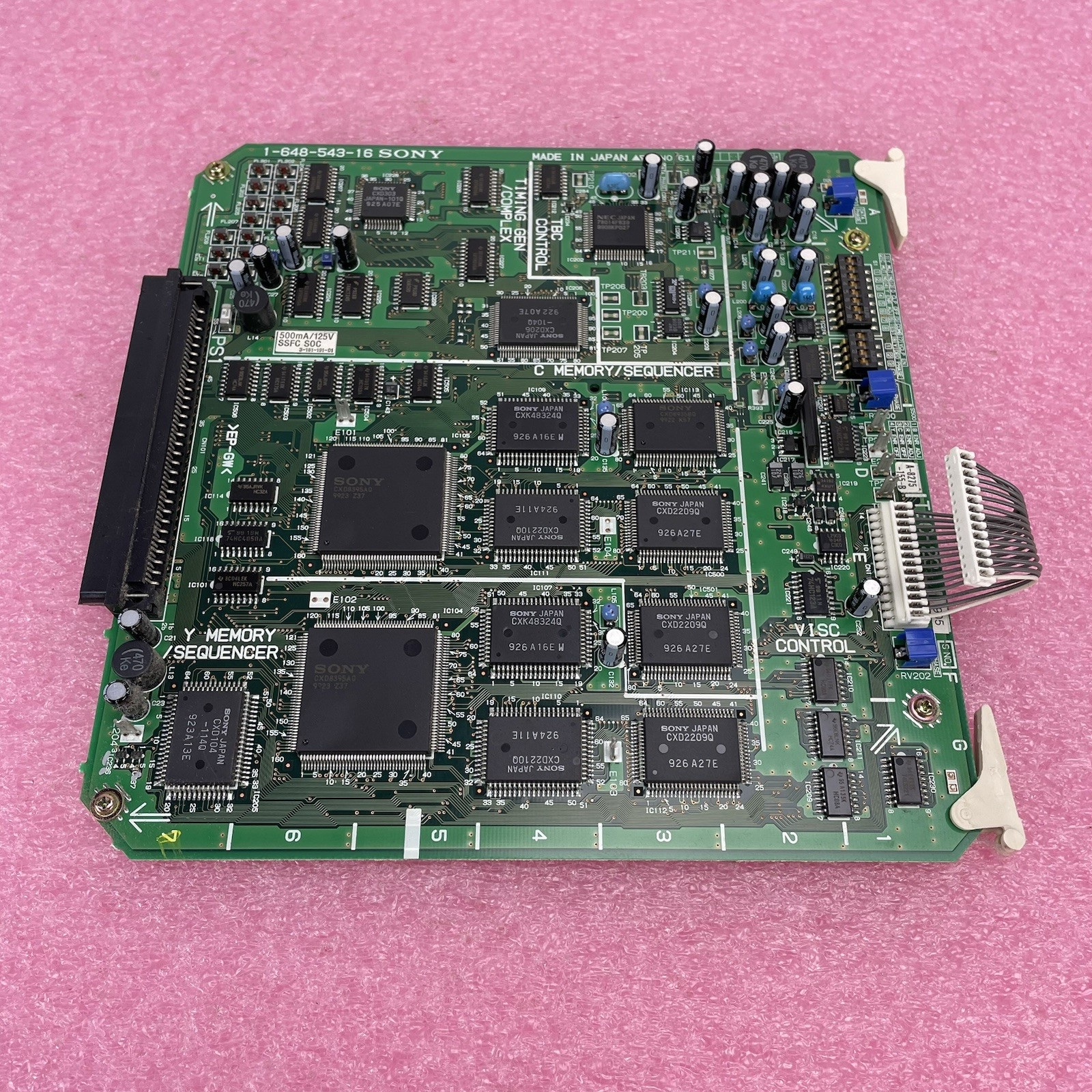 Sony 1-648-543-16 TBC-23 Player Board for Betacam SX Cassette Player3