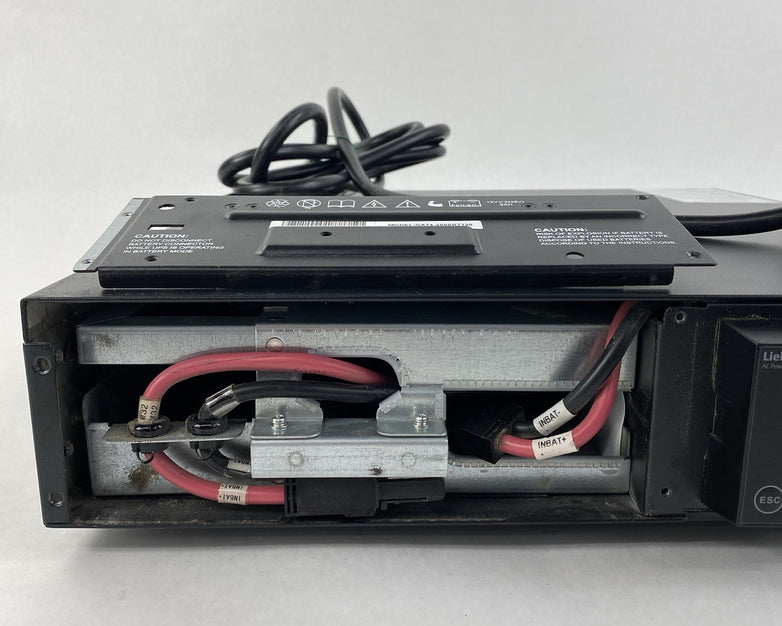 Vertiv Liebert GXT4-1500RT120 Battery Backups Tested - No Batt Ears Card