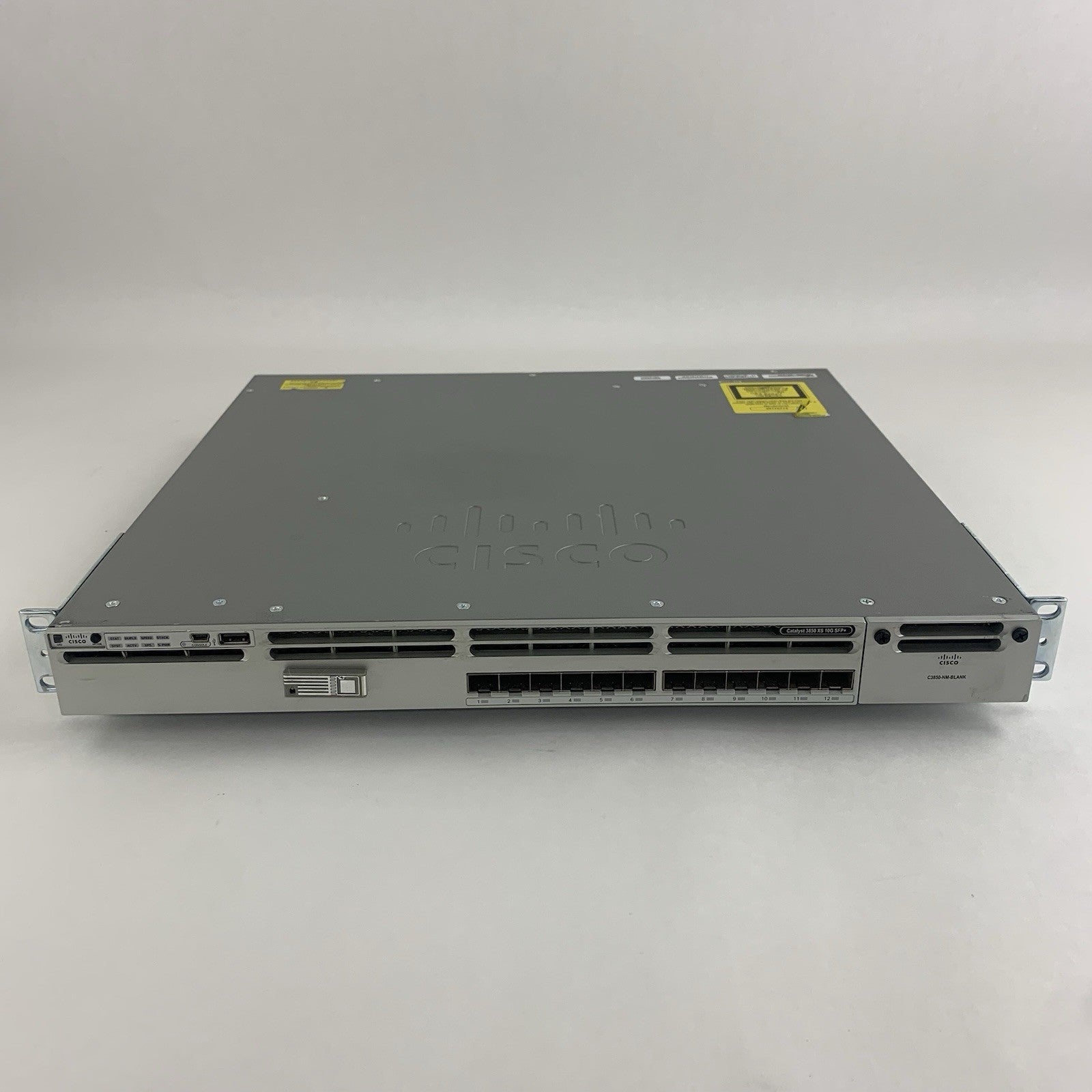 Cisco WS-C3850-12XS-S 12-Port SFP+ 10Gb Managed Switch Tested Reset 1xPSU1