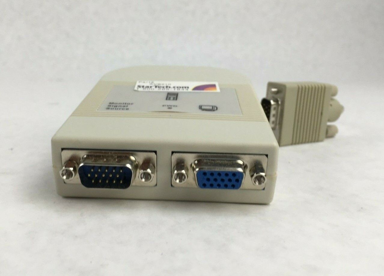 Startech 2 in 1 Out VGA Switch Monitor Splitter and Extender PC Sharing